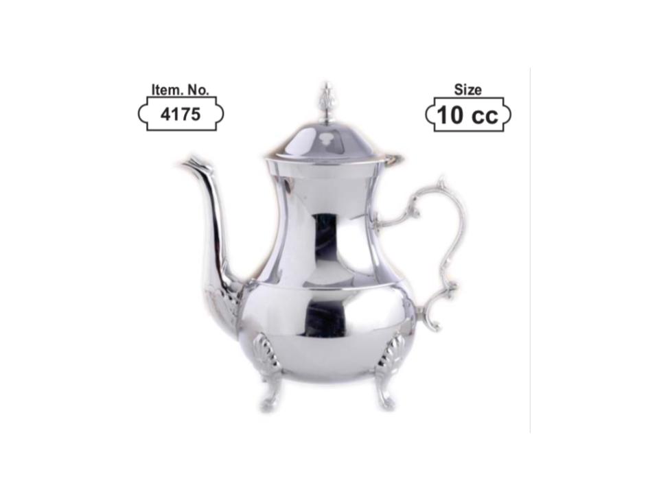 Engraved Silver Moroccan Teapot — Model 683 (10cc) thumbnail 2