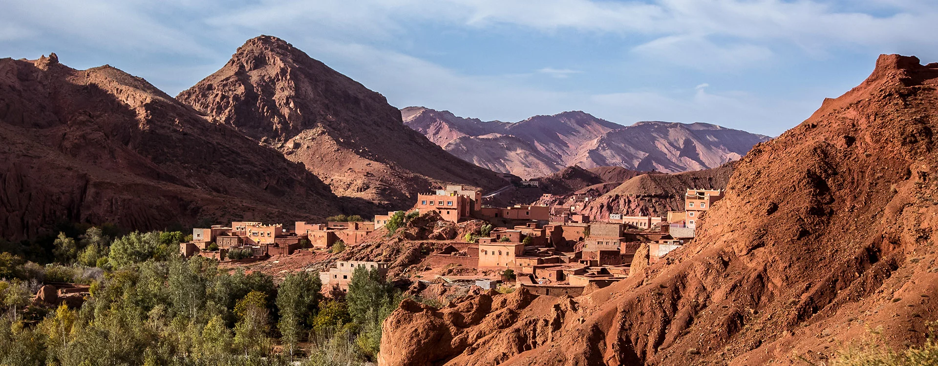 Berber village in the Atlas mountains